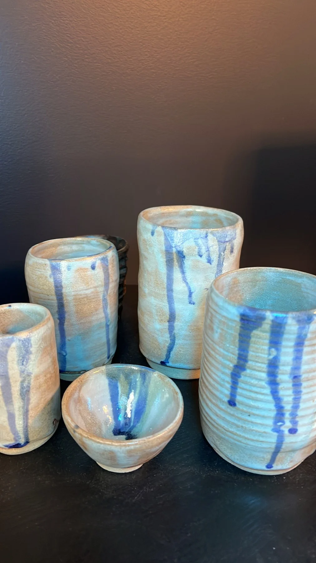 Running Blues — stoneware ceramics series